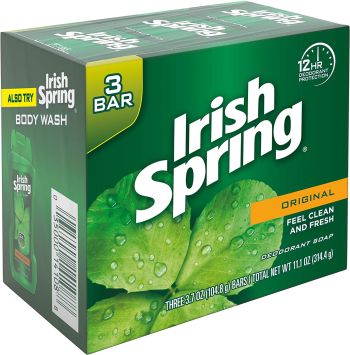 Jabón Desodorante Irish Spring Original - 3 Unidades de 3.7 onzas.