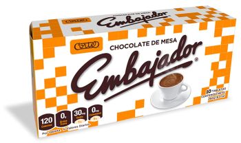 Chocolate Embajador - 10 Tabletas