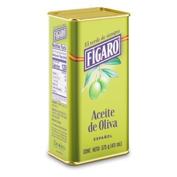 Aceite de Oliva Figaro Lata 375 g 13.2 oz - MercaSID