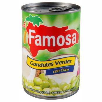 Guandules con Coco 15 oz- La Famosa