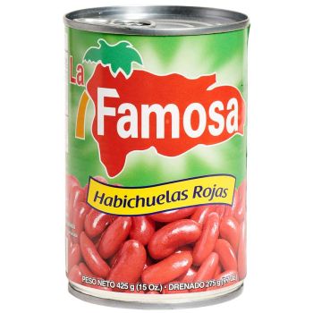 Habichuelas Rojas 15 oz- La Famosa