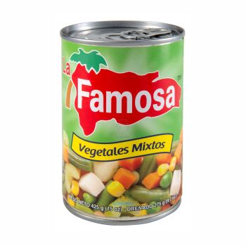 Vegetales Mixtos 15 oz - La Famosa