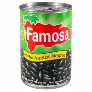 Habichuela Negra - 15 oz- La Famosa