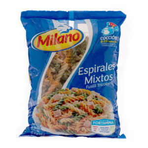 Pasta Espirales Mixtos Milano 350g