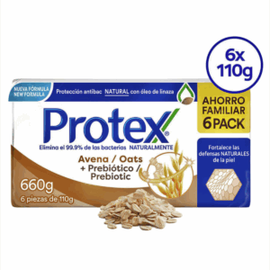 Jabon Antibacterial Protex Avena 6 Pack 110g