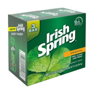 Jabon Desodorante Irish Spring Original - 3 Unidades de 3.7 onzas.