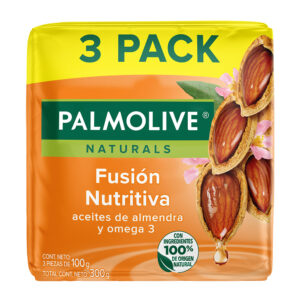 Jabon En Barra Almendra Y Omega 3 Palmolive Naturals 100 gr. - 3 unidades